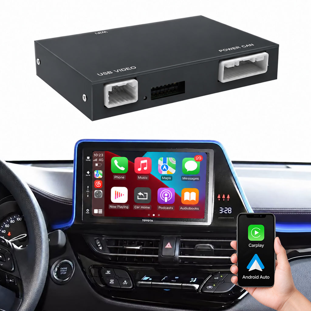 Interface CarPlay et Android Auto sans fil Plug and Play pour Toyota 2014-2019 Touch2 Entune2.0