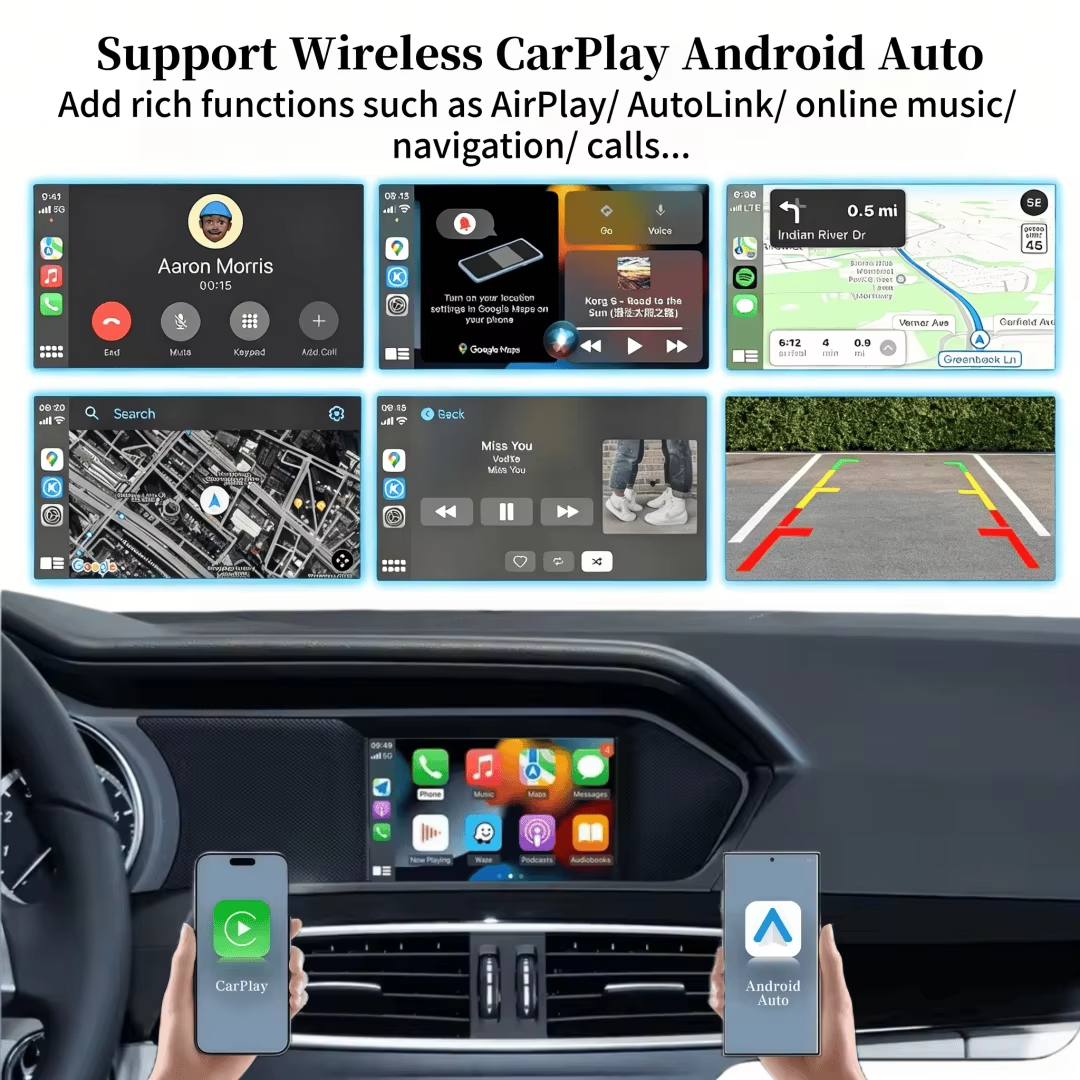 Wireless Carplay Android Auto for Mercedes Benz NTG4.5 Becker