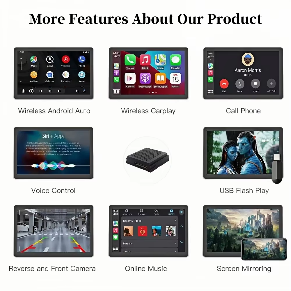 Wireless Carplay Android Auto for Mercedes Benz NTG4.5 Becker
