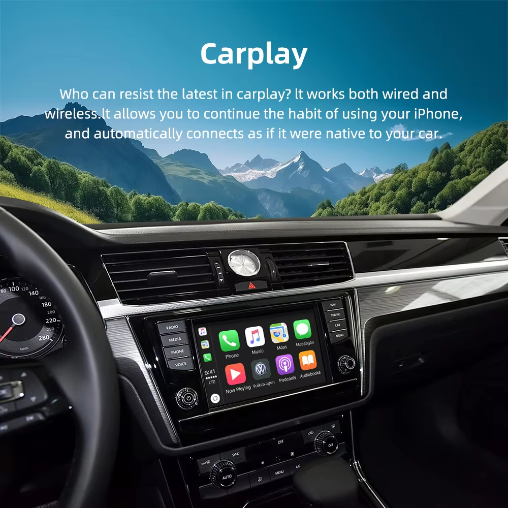 Carplay et Android Auto sans fil Plug and Play pour Seat Skoda