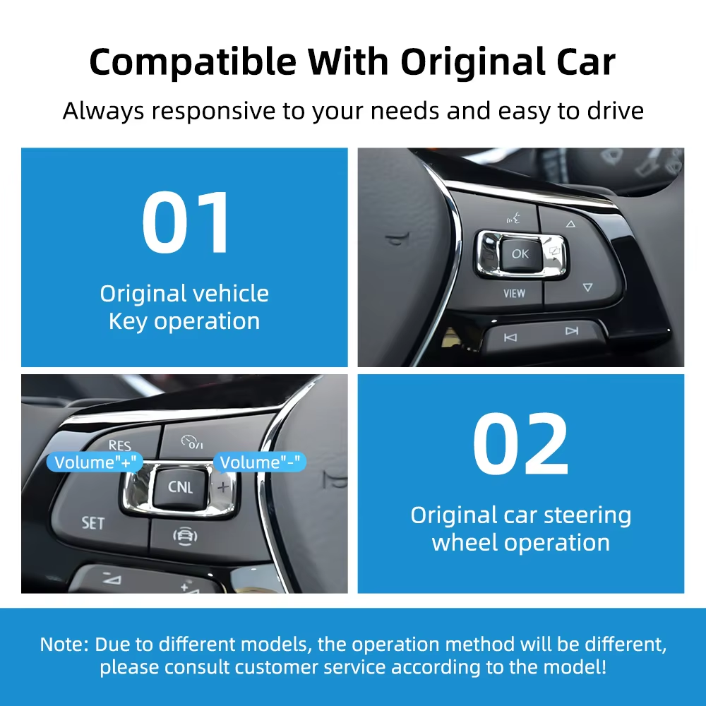 Plug-and-Play Wireless CarPlay Android Auto für Seat Skoda