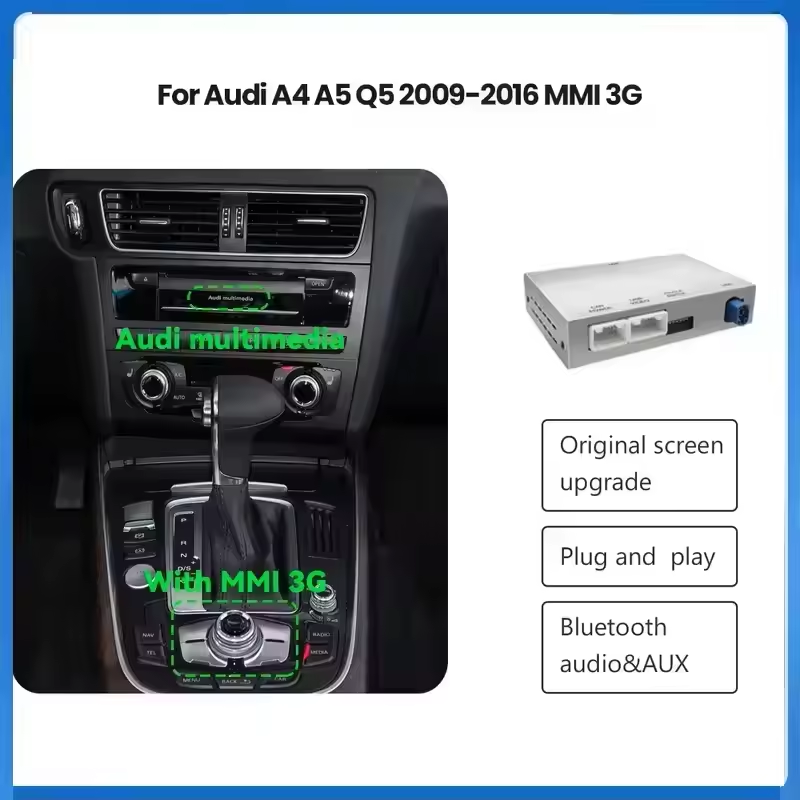 Wireless CarPlay Android Auto Interface For Audi 2009-2021