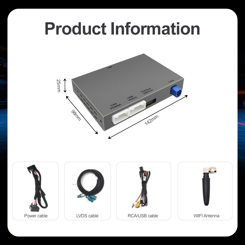 Wireless Carplay Android Auto For Peugeot&Citroen Interface Box