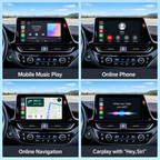 Interface CarPlay et Android Auto sans fil Plug and Play pour Toyota 2014-2019 Touch2 Entune2.0