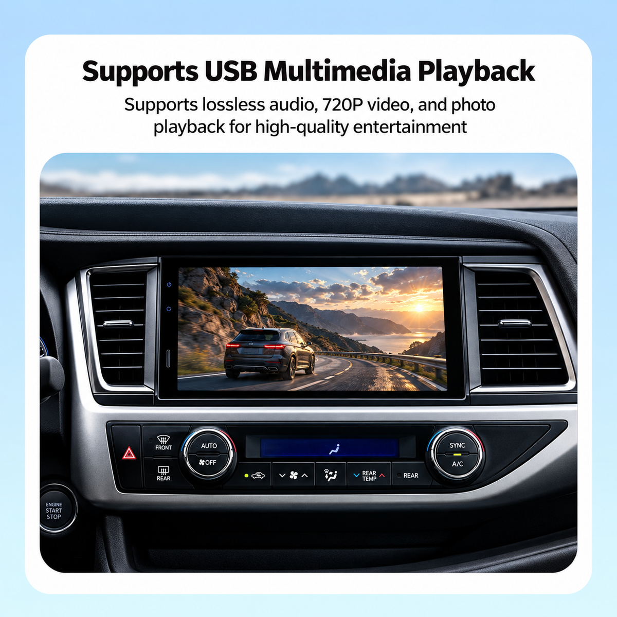 Interface CarPlay et Android Auto sans fil Plug and Play pour Toyota 2014-2019 Touch2 Entune2.0